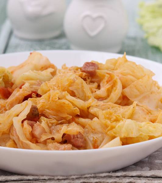 Verza stufata in padella