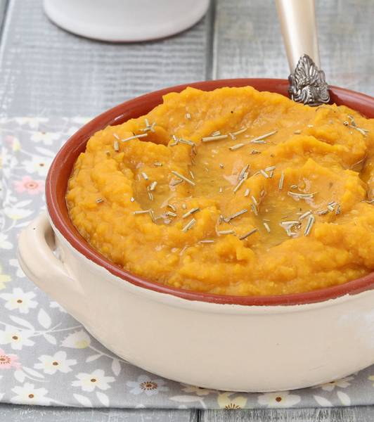 Crema di zucca e ceci