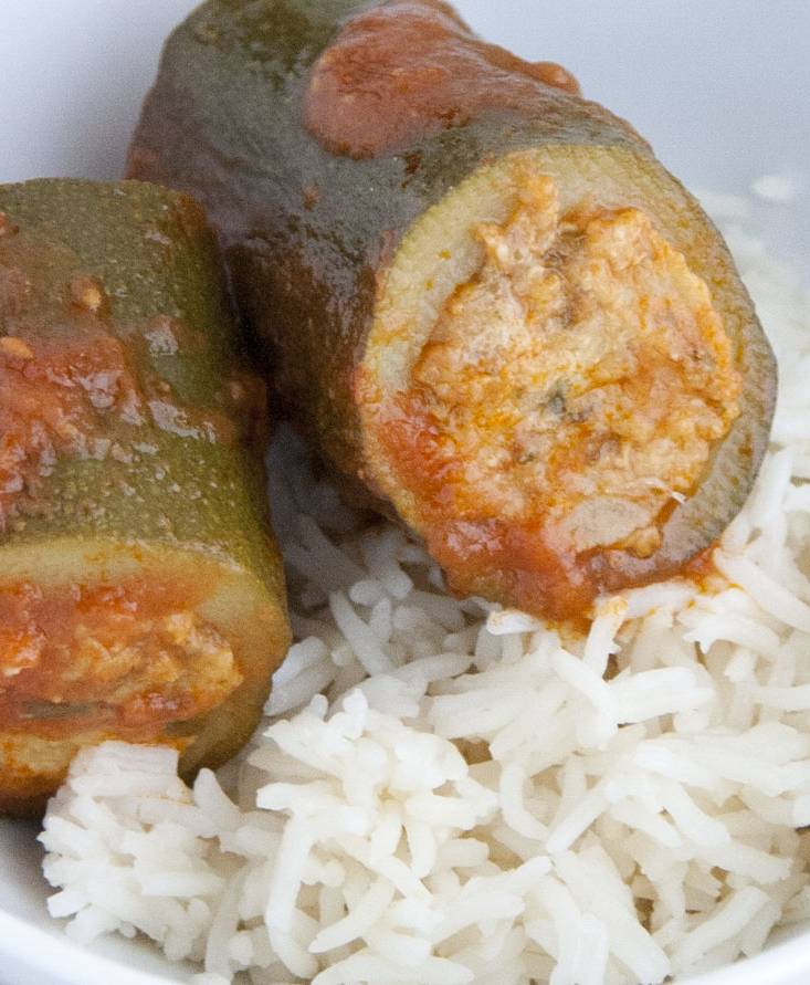 Zucchine ripiene per vegetariani