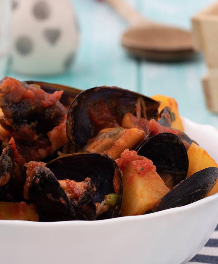 Zuppa patate e cozze