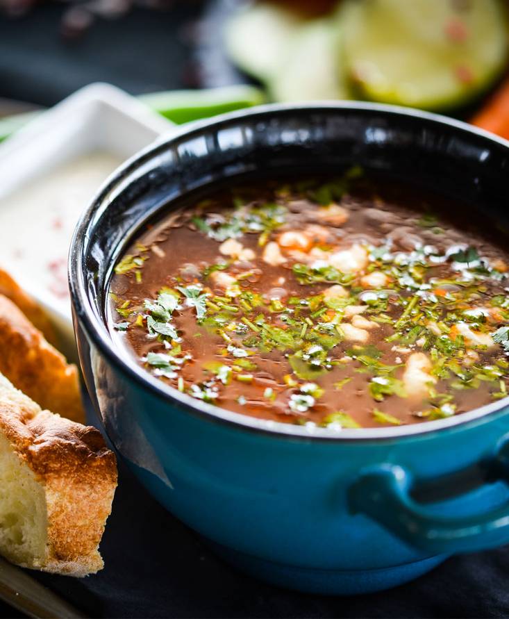 Томатный суп с мясными фрикадельками и рисом