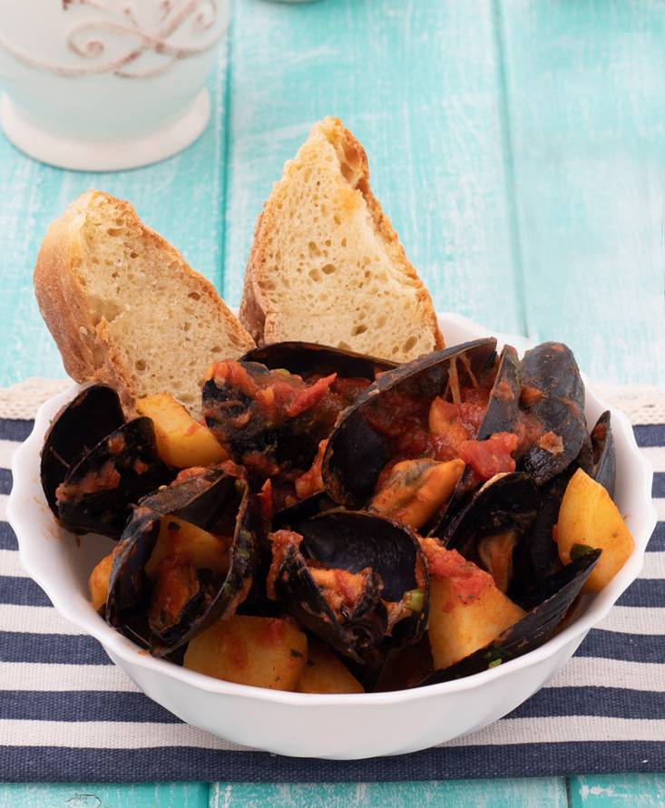 Zuppa patate e cozze
