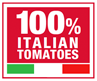100%
ITALIAN
TOMATOES 100% ITALIAN TOMATOES